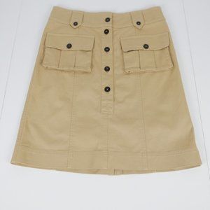 Burberry London Button Down A line Skirt
